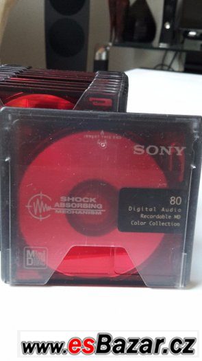Minidisky Sony 80min minidisc Minidisky Sony 80min minidisc