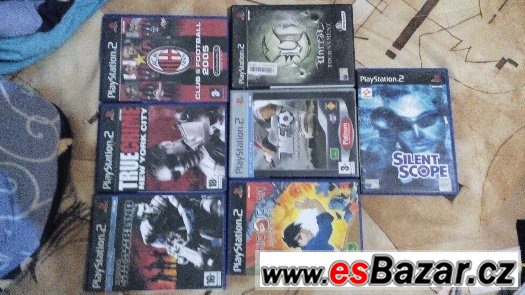 prodám 7 her na playstation 2 ps2 originál včetně obalů