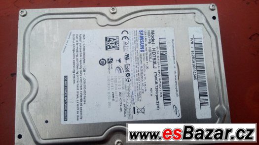 3 ks harddisků hdd sata 120 160 a 750gb