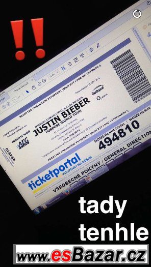 JUSTIN BIEBER PURPOSE WORLD TOUR PRAHA