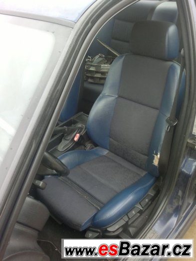 BMW e36 sedan polokožené sedačky