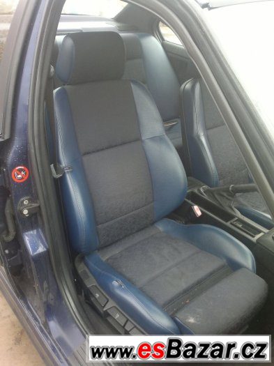 BMW e36 sedan polokožené sedačky