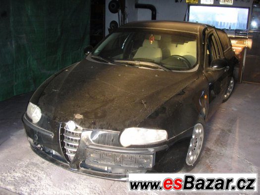 Prodám nahrádní díly na ALFA ROMEO 147 1,9 JTD Rok 2001