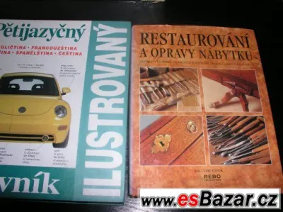 Restaurování nábytku William Cook, Pětijazyčný slovník.