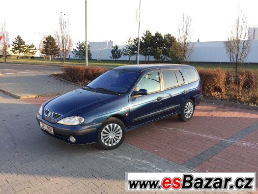 Prodám Renault Megane Break 1,6 16V 79kW rok 2001 nové STK