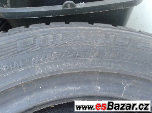 zimní pneu barum polaris 205/55 R16, Vw, Škoda, Seat, Audi