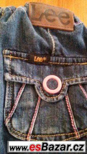 Prodám jeans zn, LEE vel. 116 modré, na holčičku Prodám jeans zn, LEE vel. 116 modré, na holčičku