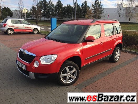 Prodám Škoda Yeti 1,8 TSi 4x4 1.majitel 12/2010 serviska