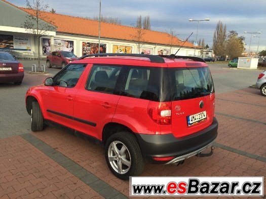 Prodám Škoda Yeti 1,8 TSi 4x4 1.majitel 12/2010 serviska