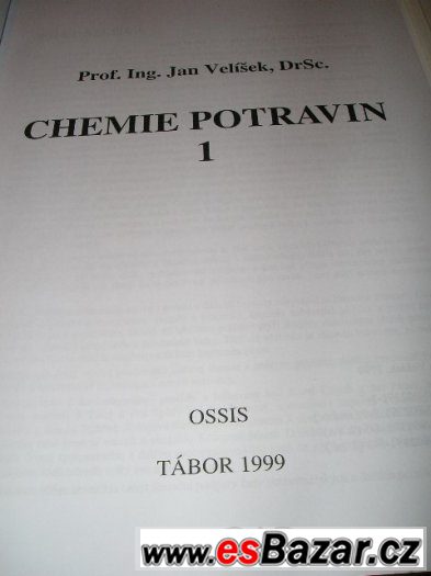 Chemie potravin I, II, III - 1999, cena vč. pošty