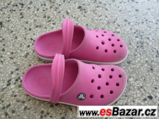 Prodam boty CROCS vel. C 12/13 ruzove