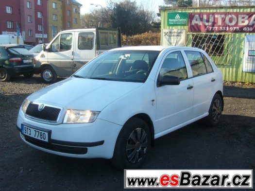 Škoda Fabia 1.4 MPI 50 kw EKO UHRAZENO