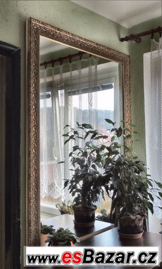 Zrcadlo velké, elegantní se zdobeným rámem