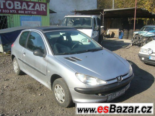 Peugeot 206 1.1 44 kw EKO UHRAZENO