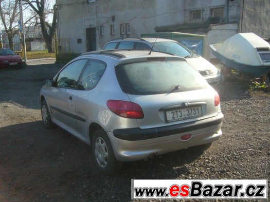 Peugeot 206 1.1 44 kw EKO UHRAZENO