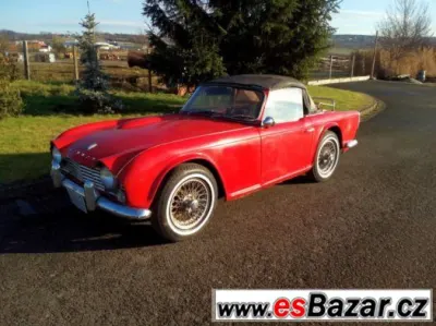 Triumph TR4 1964, pojizdný, originál stav, krásná patina