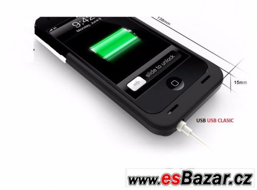 NOVINKA SOLAR USB LEHOUCKY KRYT NA IPHONE 5 5S POWER