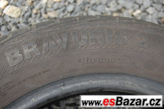 1ks 195/60R15 BARUM Bravuris 2, 88H, vzorek 6mm, do dvojice 1ks 195/60R15 BARUM Bravuris 2, 88H, vzorek 6mm, do dvojice