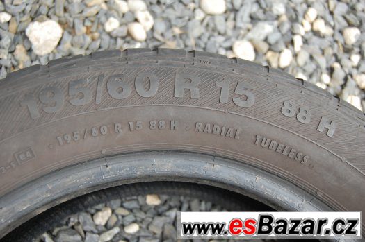 1ks 195/60R15 BARUM Bravuris 2, 88H, vzorek 6mm, do dvojice