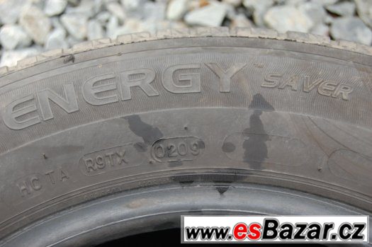 195/65R15 MICHELIN Energy Saver, 4ks, vzorek 3mm, záruka 195/65R15 MICHELIN Energy Saver, 4ks, vzorek 3mm, záruka