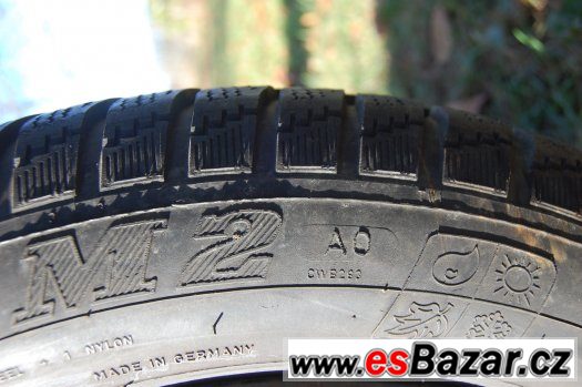 Celoroční 205/55R16 DUNLOP, 2ks, vzorek 6-7mm, záruka