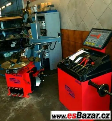 zouvačka + vyvažovačka ,,automaty´´ vybavení  pneuservisů