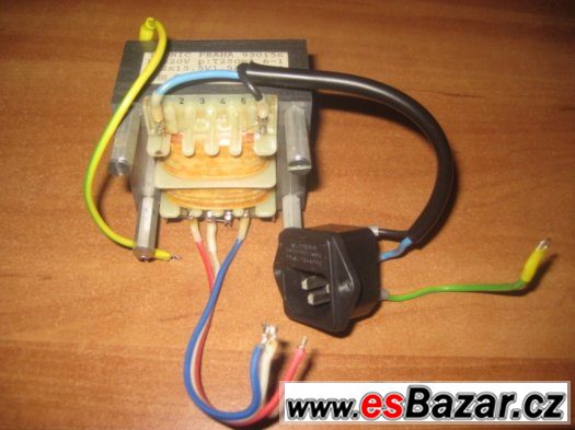 Trafo 2x15,5V 1,5A včetně příslušenství