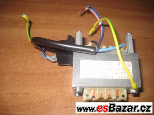 Trafo 2x15,5V 1,5A včetně příslušenství