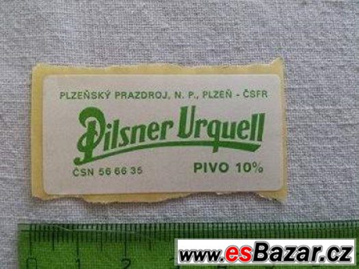 samolepky pilsner urquell - 50ks - http://mantalovzavinacsez