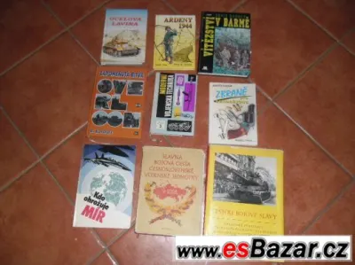 Knihy s vojenskou tématikou (9-kusů)