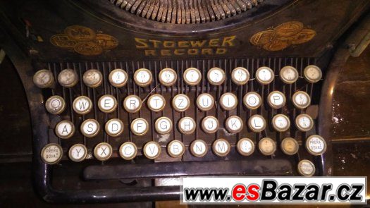 psací stroj mechanický STOEWER RECORD psací stroj mechanický STOEWER RECORD