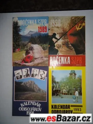 Prodám ročenky z let 89 - 93