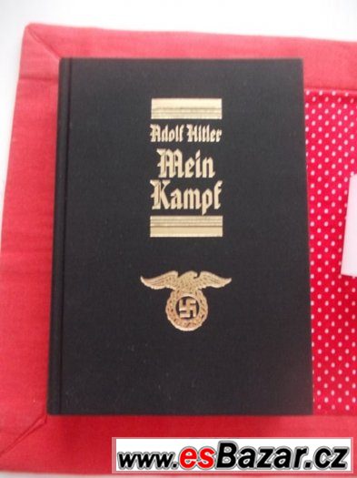 KNIHA MEIN KAMPF - jako nová,včetně pásky