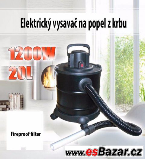 Prodám nový vysavač popela krbových kamen