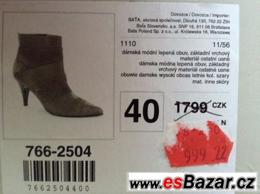 Podzimní kotníčkové botky Baťa Podzimní kotníčkové botky Baťa