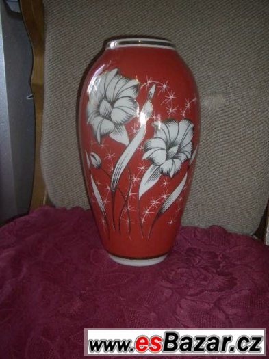 Krásná stará,větší,porcelánová váza