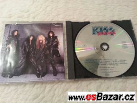 CD , sepultura - against,; kiss - revenge . cena za kus 140,