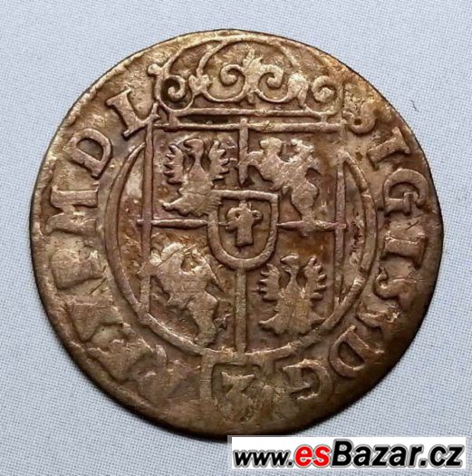 1/24 tolaru 1623 Bydhošť, Zikmund III., Polsko