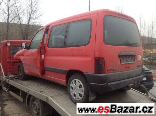 Prodám levně náhradní díly na Peugeot Partner 1.9D 50kw typ Prodám levně náhradní díly na Peugeot Partner 1.9D 50kw typ