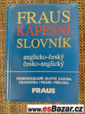 Kapesní slovník anglicko-český a čs-en nakladatelství Fraus