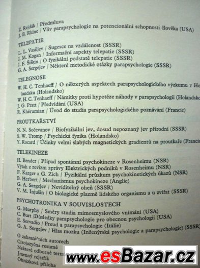 Telepatie a jasnovidnost Telepatie a jasnovidnost