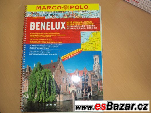 Benelux - autoatlas MarcoPolo - Belgie, Nizozemsko, Lucembur