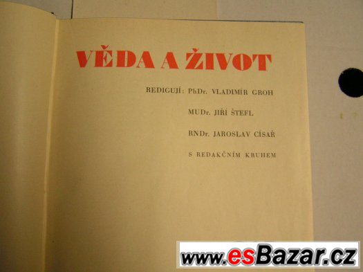 Kniha Věda a život