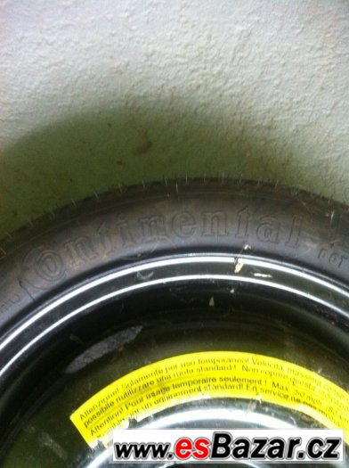 Dojezdové kolo - rezerva 4x100 105/70 R14 Dojezdové kolo - rezerva 4x100 105/70 R14
