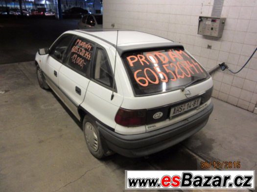 Prodám Opel Astra F 1.4 16v rok 1997