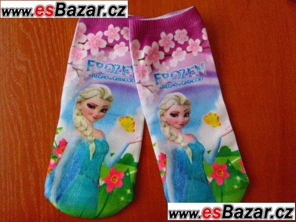 Ponožky motiv 7 - Ledové království (Frozen) 18.cm