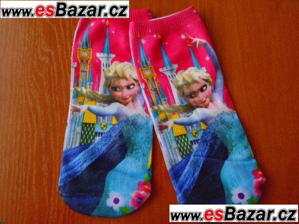 Ponožky motiv 8 - Ledové království (Frozen) 18.cm