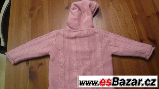 Zateplený svetr Mothercare, vel. 12  - 18 měsíců / 86