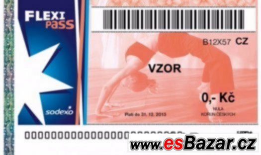 Koupím poukázky Flexi Pass, Unišek, Ticket Multi