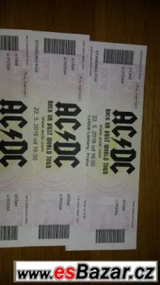 AC/DC PRAHA  STÁNÍ U PODIA 22.5.2016